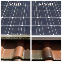 PV-Anlage Reinigung: Vorher und Nachher - Blitzeblank D&ouml;rpen